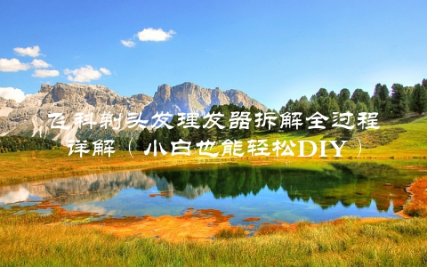 飞科剃头发理发器拆解全过程详解（小白也能轻松DIY）