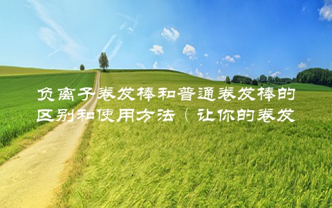 负离子卷发棒和普通卷发棒的区别和使用方法（让你的卷发更加健康和持久）