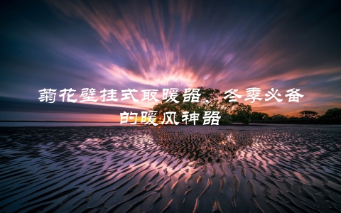 菊花壁挂式取暖器，冬季必备的暖风神器