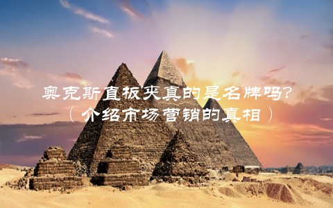 奥克斯直板夹真的是名牌吗？（介绍市场营销的真相）
