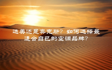 选美还是奥克斯？如何选择最适合自己的空调品牌？