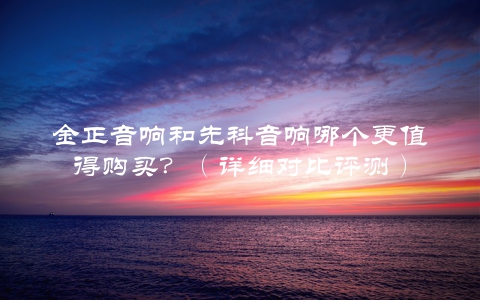 金正音响和先科音响哪个更值得购买？（详细对比评测）