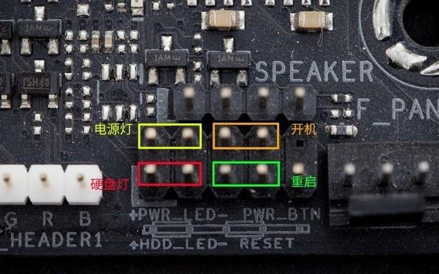 电脑组装该怎么插线