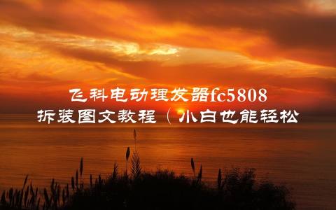 飞科电动理发器fc5808拆装图文教程（小白也能轻松操作）