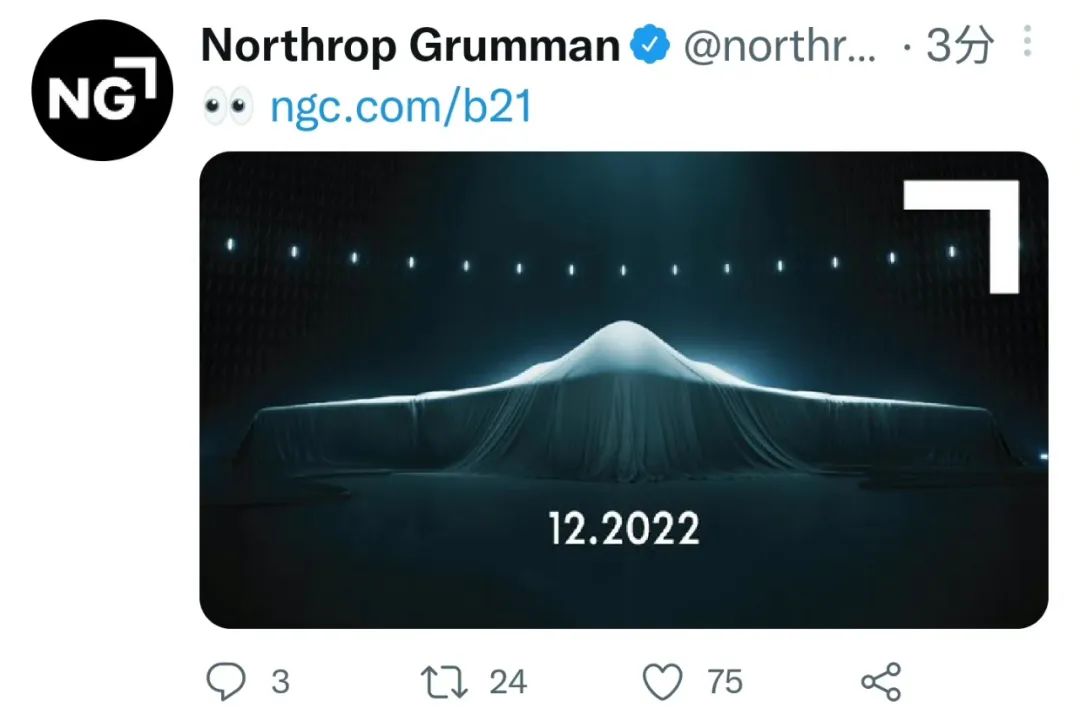 狼真的来了！美军宣布B-21轰炸机12月亮相！中国轰-20要加油了