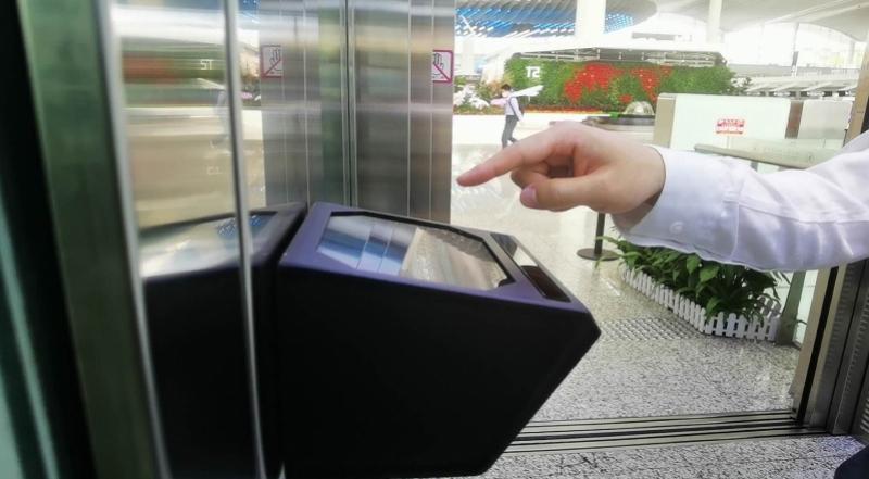 黑科技!白云机场“全息投影”交互电梯来了,按钮“飘”在空中