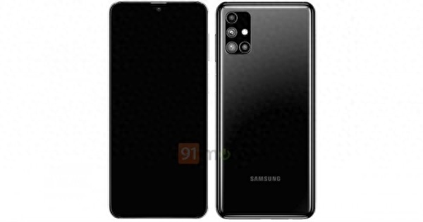三星Galaxy M51真机曝光:挖孔全面屏+7000mAh电池