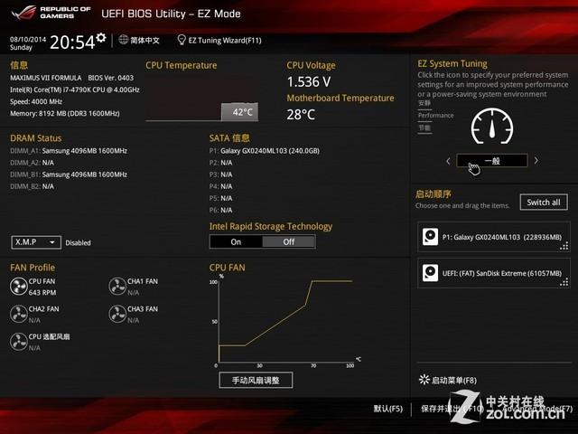 主板BIOS部分介绍及新手超频演示_华硕玩家国度M7F主板评测