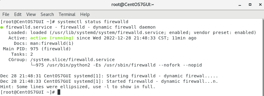 如何开启防火墙（Firewalld）？