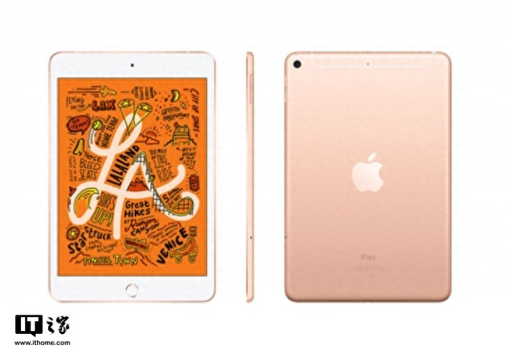 苹果 iPad mini 5 蜂窝数据版上架:3896元起