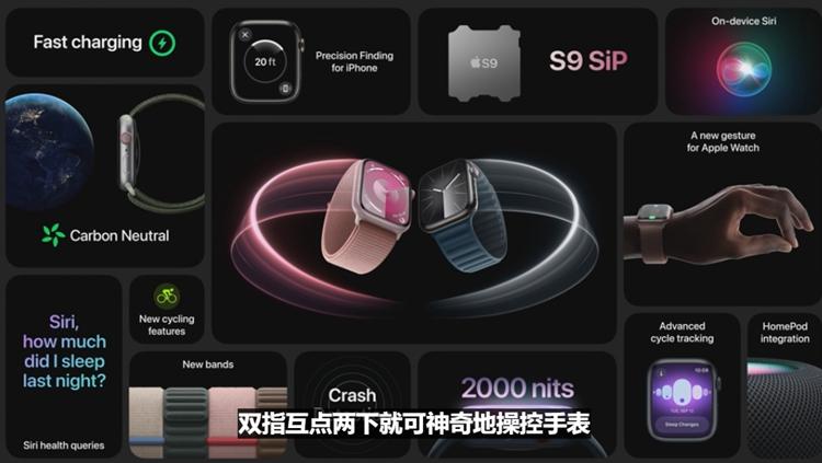iPhone 15系列发布，全系灵动岛，我却对Apple Watch S9的小功能着迷