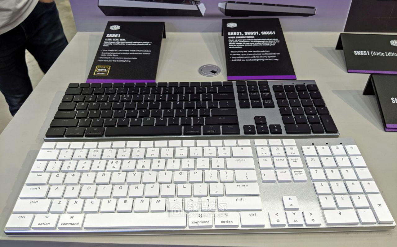 欧姆龙7毫米矮轴 酷冷至尊发布SK851“寒锋”机械键盘