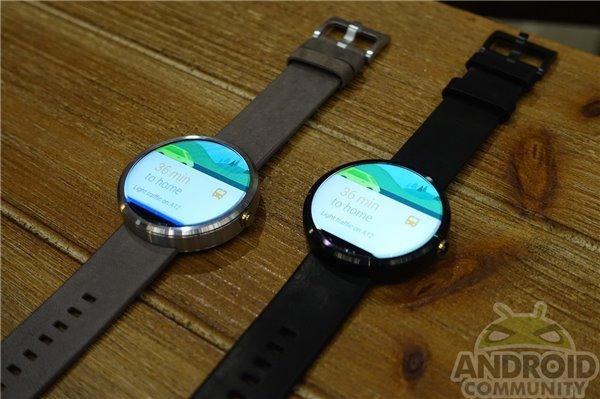 摩托罗拉Moto 360智能手表上手试玩/评测