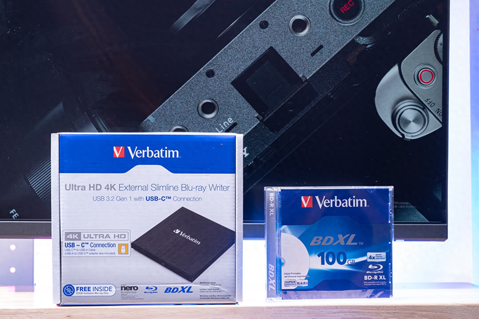 告别下架轻松囤电影,100GB超大蓝光盘,威宝外置超薄蓝光刻录机