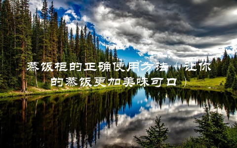 蒸饭柜的正确使用方法（让你的蒸饭更加美味可口）