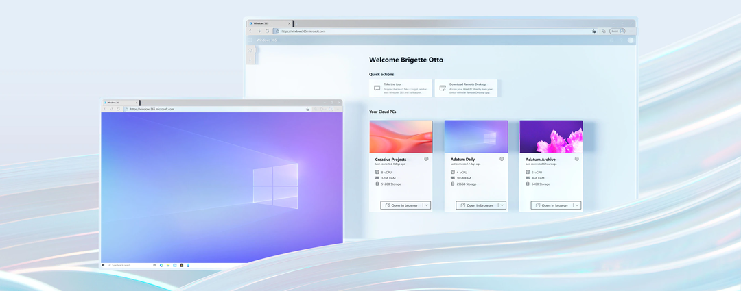 微软发布Windows 365云电脑:支持Win 10/11、可免费使用一个月