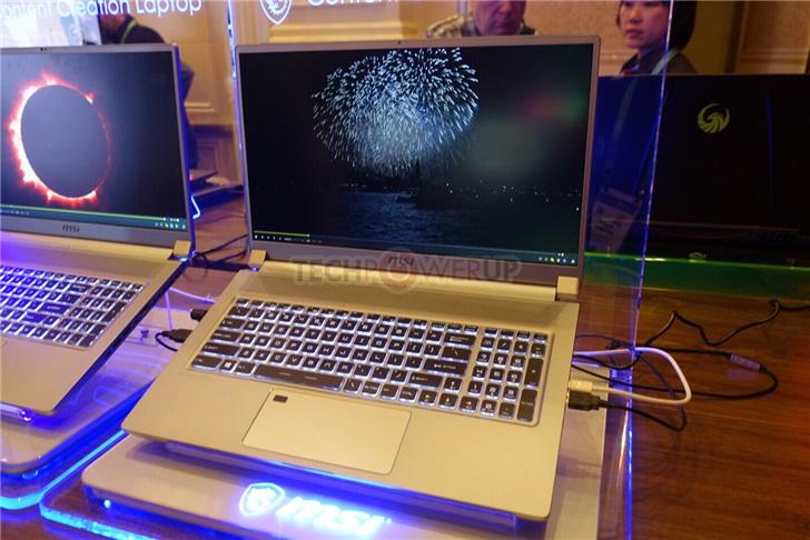 微星展示世界首款mini-LED笔记本：4K 1000nit亮度，搭载十代i9