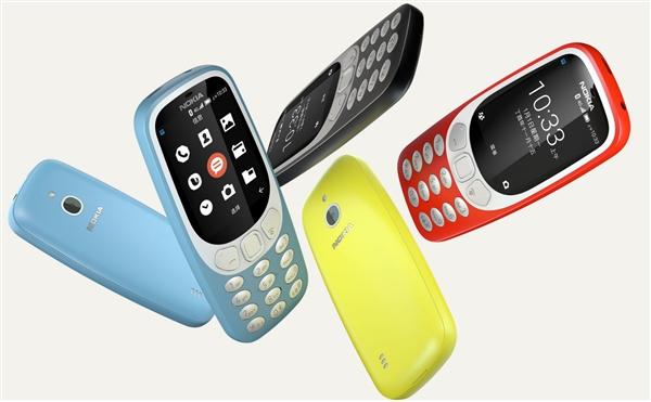 诺基亚无敌经典神机3310全新复活：支持4G 续航凶悍
