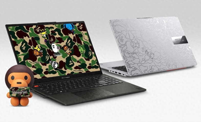 华硕无畏15i BAPE® 联名限定版笔记本电脑发布:首发6499元起