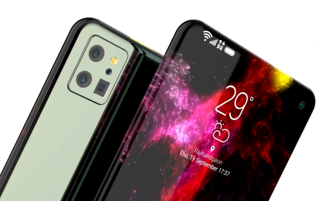 三星Galaxy Zero概念机：四曲环幕屏+7100mAh，外观太有未来科幻感
