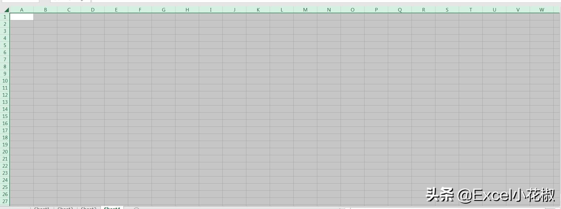 将 Excel 设置成护眼模式