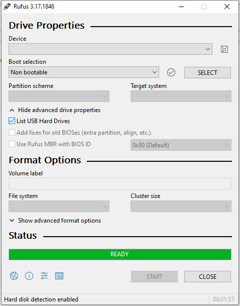 安装windows 10-纯净版本Rufus