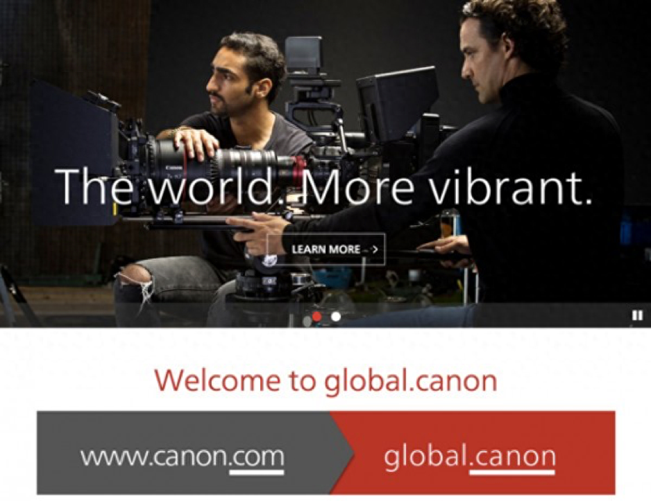 佳能官网采用全新域名 还能再次感动吗？