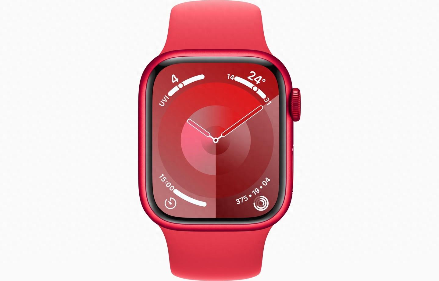 苹果上架(RED)版红色铝金属Apple Watch Series 9,2999元起