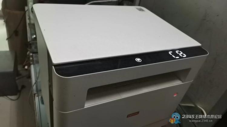 联想领像M1688复印机C8错误解决