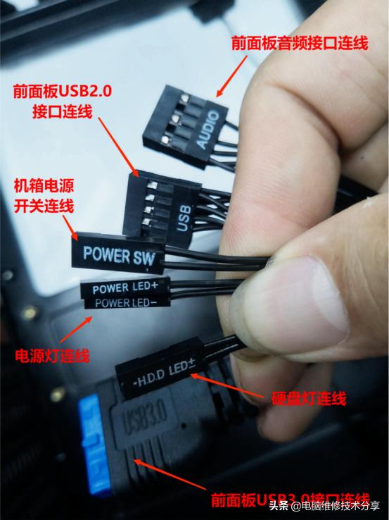 电脑主机主板线怎么插（一修电脑就说主板坏了）