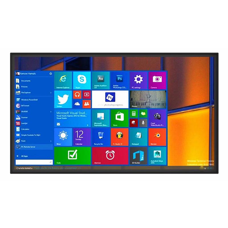 立式触摸一体机链接电脑的开关机