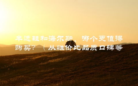 辛逸鞋和海尔斯，哪个更值得购买？（从性价比品质口碑等方面来分析）