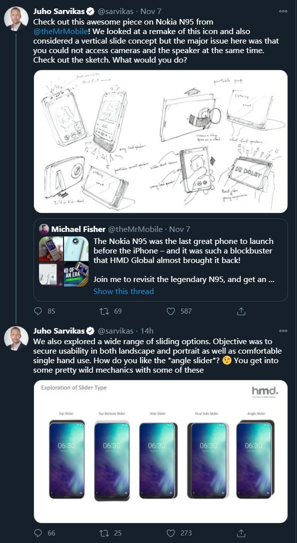 HMD CPO 放出新的滑盖机型设计,致敬诺基亚 N95
