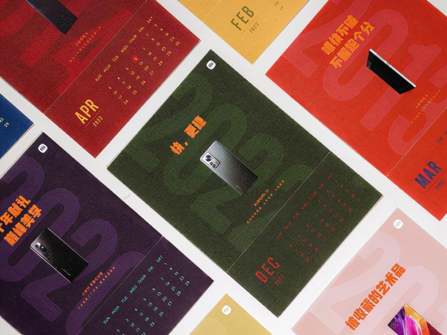 小米官方出品的2022月历太酷了!12款经典机型全回顾!设计好走心
