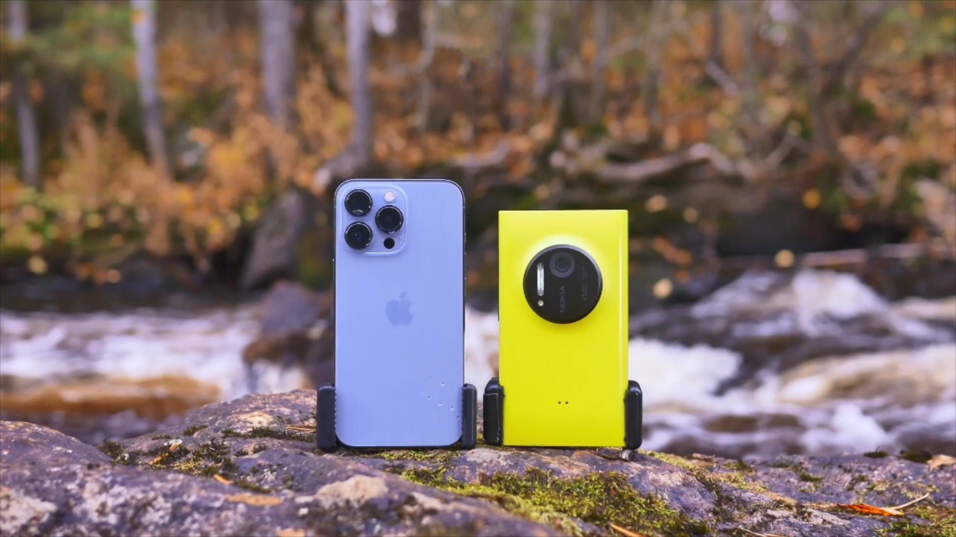 iPhone13Pro和诺基亚Lumia1020拍照对比：1200万和4100万差距真大