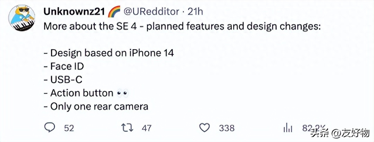 后置单摄、C口、刘海屏!苹果性价比神机iPhoneSE4真来了!
