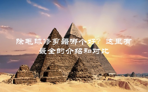 除毛球修剪器哪个好？这里有最全的介绍和对比