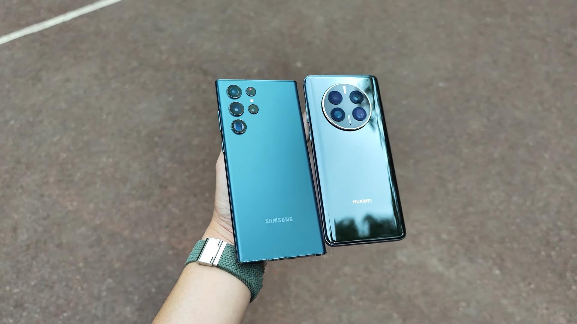 华为Mate50Pro和三星S22Ultra实拍PK：XMAGE和1亿像素差距明显