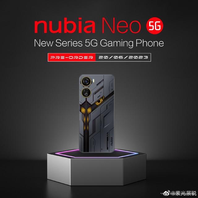 努比亚Neo手机6月20日海外首发！搭载紫光展锐T820处理器