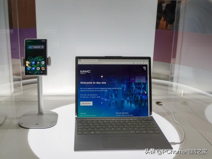 MWC2023首秀!联想推出卷轴屏笔记本概念原型
