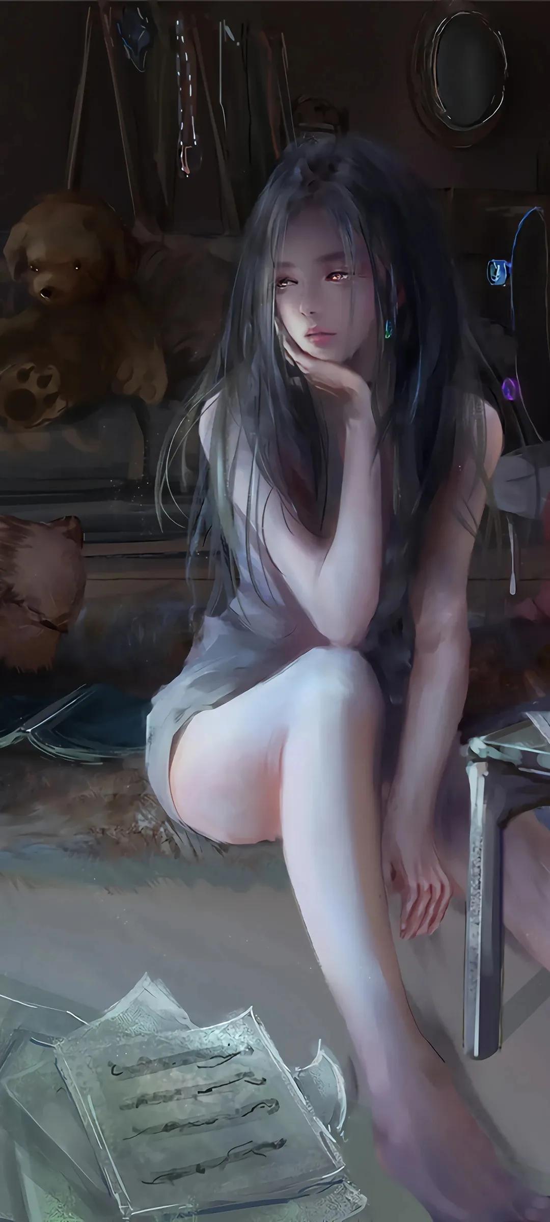 超高清养眼女生全面屏壁纸(二)|一生一世一双人，半醉半醒半浮生