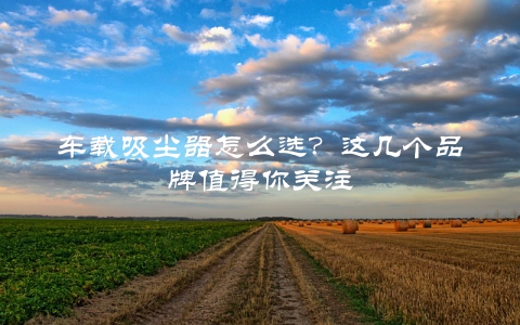 车载吸尘器怎么选？这几个品牌值得你关注