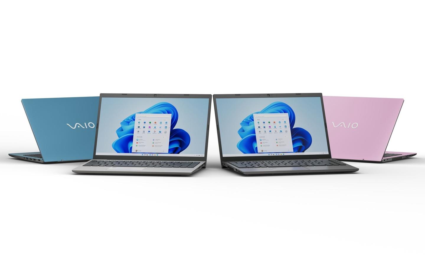 VAIO 发布新款 FE 系列笔记本:12 代酷睿,多彩配色