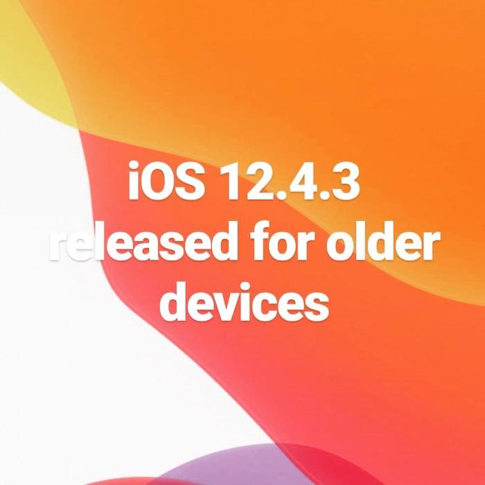 iPhone 5s等旧型号苹果设备现可升级iOS 12.4.3
