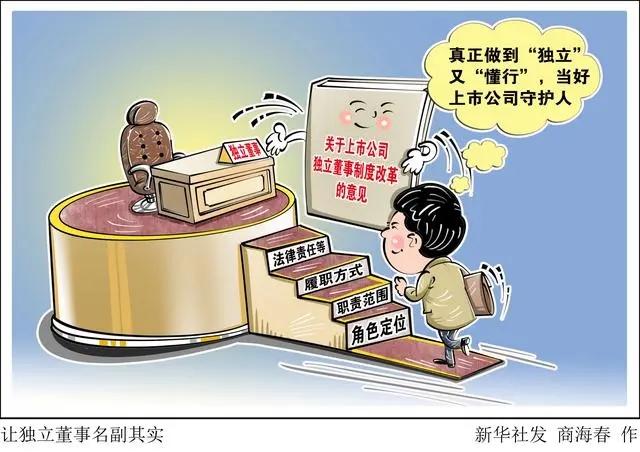 每日一词∣上市公司独立董事制度 independent director system of listed compan