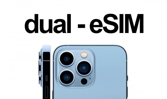 官网表明iPhone 13与iPhone 13 Pro支持双eSIM功能