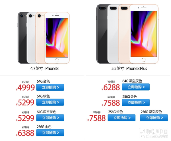 跌破5000元!iPhone 8价格一路狂降不止