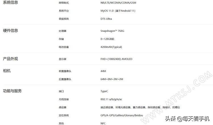 骁龙768G!支持NFC、DTS音效!中兴A31参数全公开!价格或超4K?