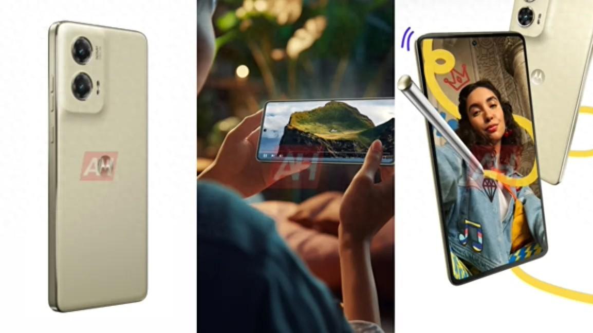 摩托罗拉Moto G Stylus 5G(2024) 官方渲染图泄露，配备手写笔