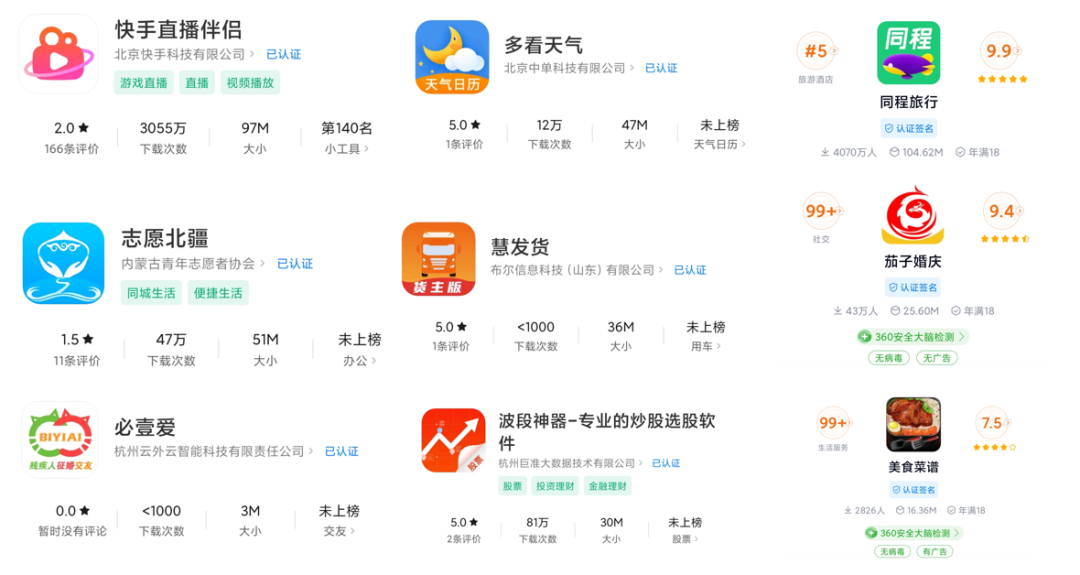 华为 / 小米 / 360 应用商店上线首批 App 认证签名标签服务